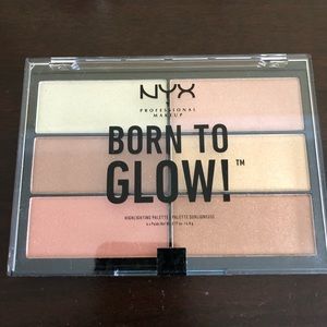 Nyx Born to Glow highlighting palette. BRAND NEW Sealed